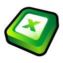 Microsoft Office Excel Icon 128px png
